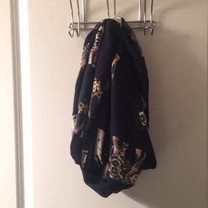 Octavia Ellis Elephant Print Infinity Scarf